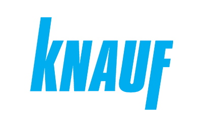Knauf logo — plasterboard and insulation products supplied by Elliott Timber Sales