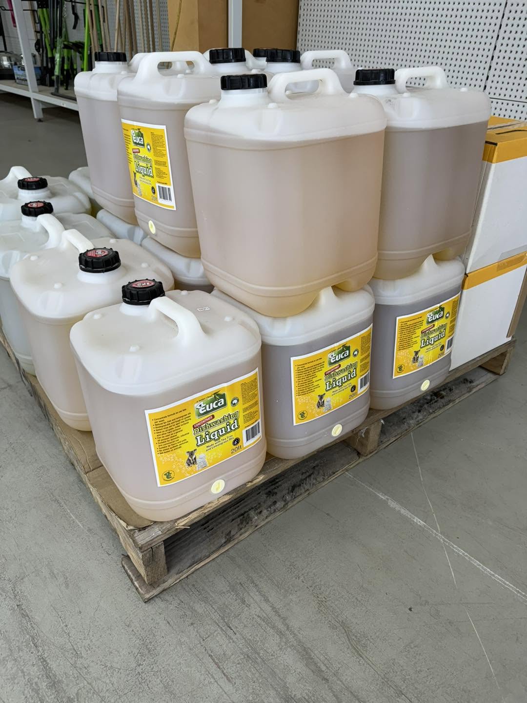 Australian-made Euca cleaning products at Elliott Timber Sales in Mount Isa