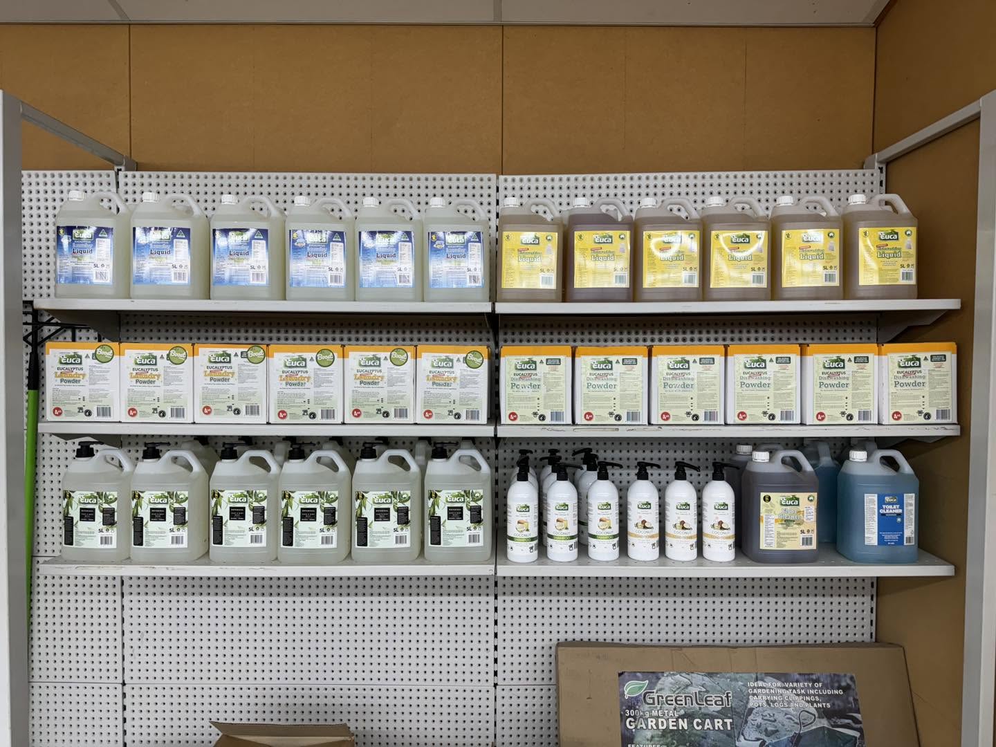 Australian-made Euca cleaning products stocked by Elliott Timber Sales in Mount Isa